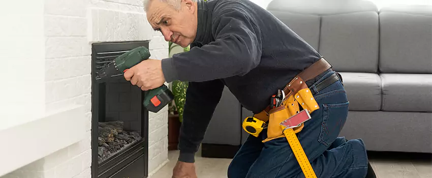 New Indoor Fireplace Installation in Aliso Viejo, California